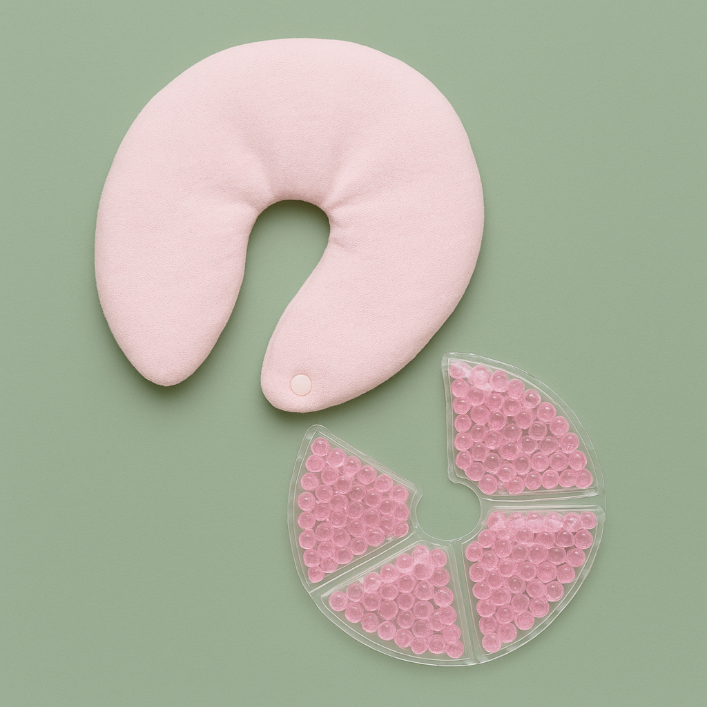 Reusable Breast Gel Pads – Hot & Cold Therapy (Pink)