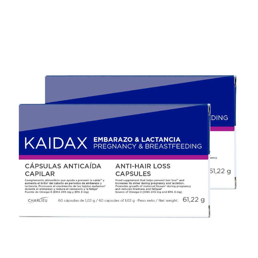 KAIDAX capsules pregnancy &amp; breastfeeding pack 2 x 60 capsules